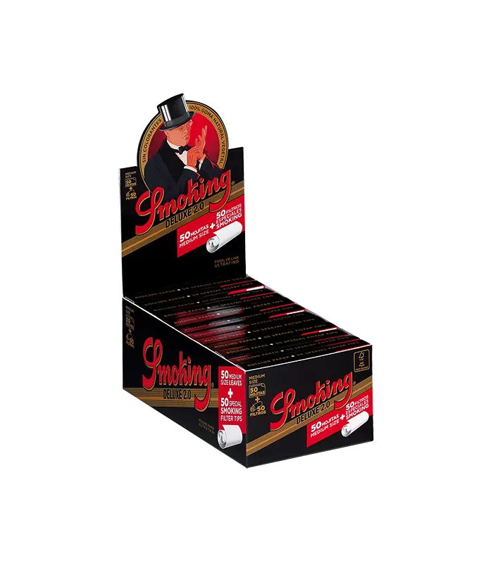 Smoking Papelillo Deluxe +Tips 25 Unidades