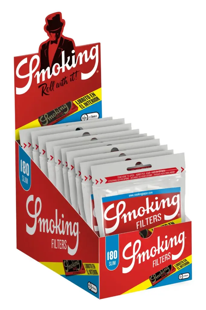 Smoking Pack Filtro Slim 180+ Papelillo