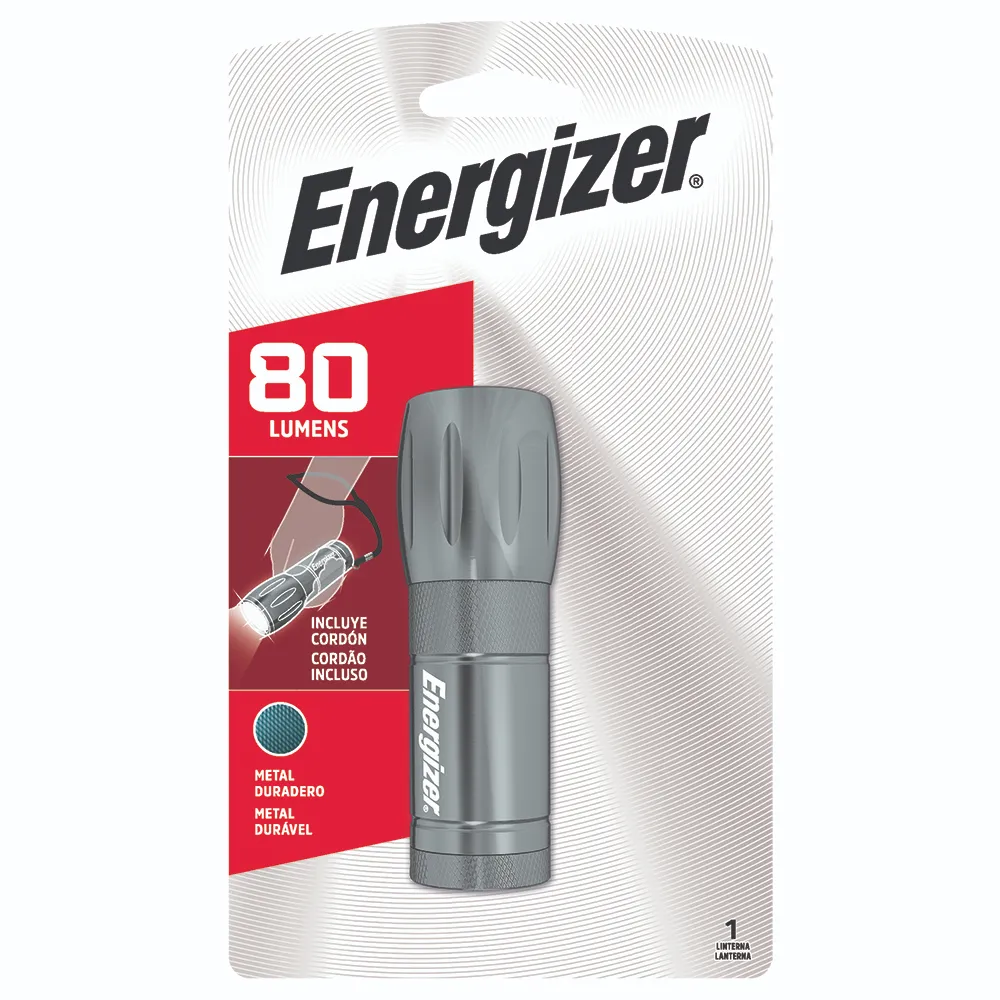 Energizer Linterna Aluminio 80 Lúmenes 