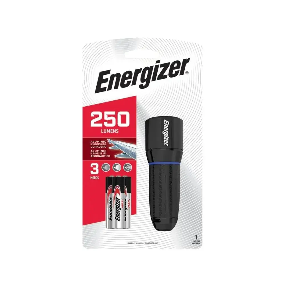 Energizer Linterna Aluminio 250 Lúmenes
