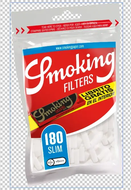 Smoking Pack Filtro Slim 180+ Papelillo 