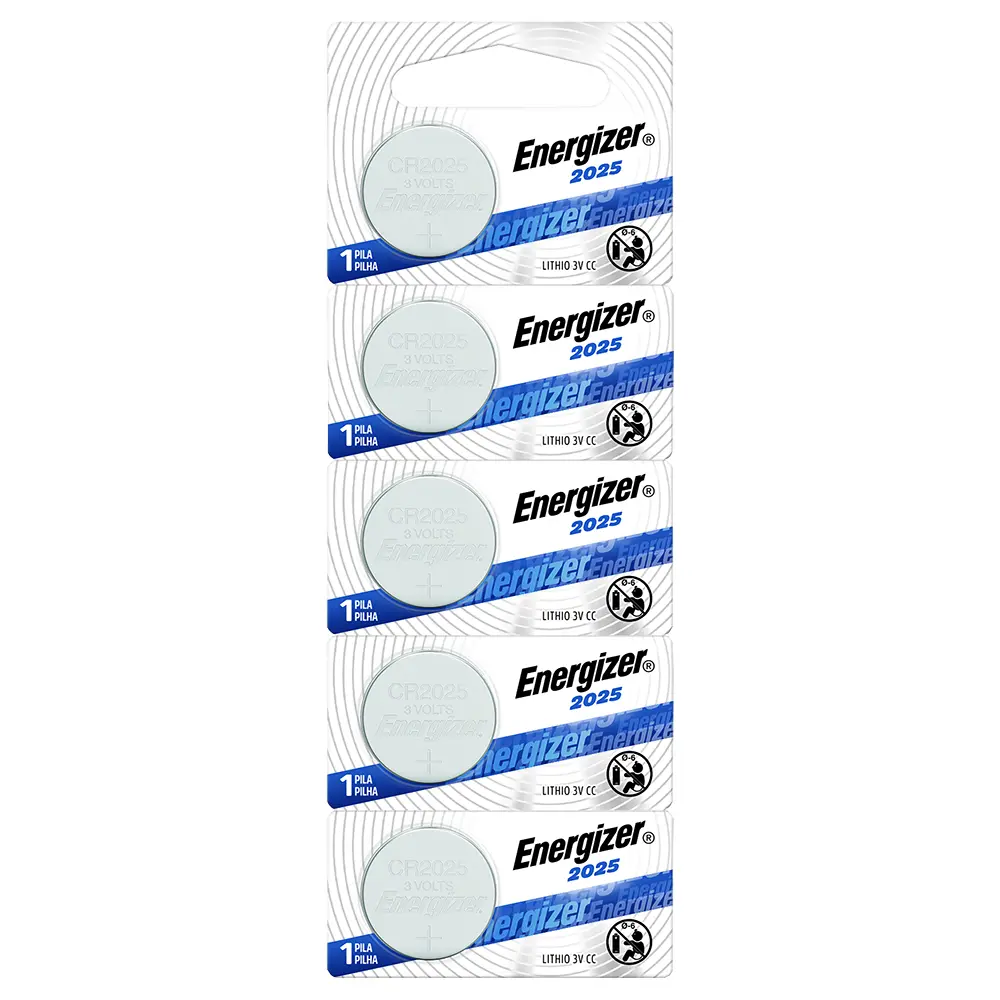 Energizer Pila Botón 2025 Tira x5 Unidades