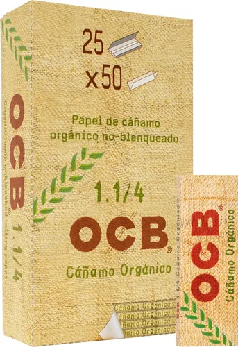Ocb Papelillos Cáñamo 1 1/4 25u