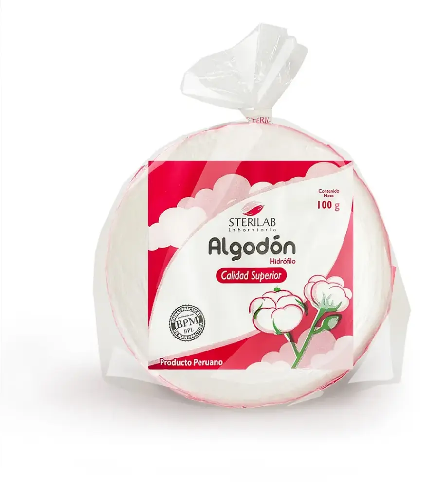 Sterilab Algodón Prensado 100gr