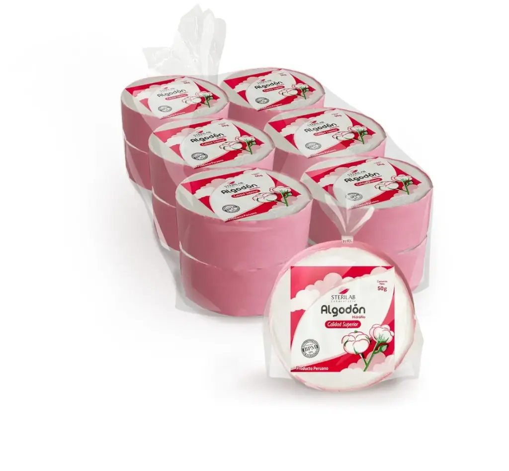 Sterilab Algodón 50g x12u
