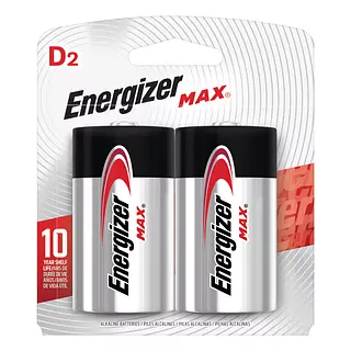 Energizer Max Pila D2 x2 unidades