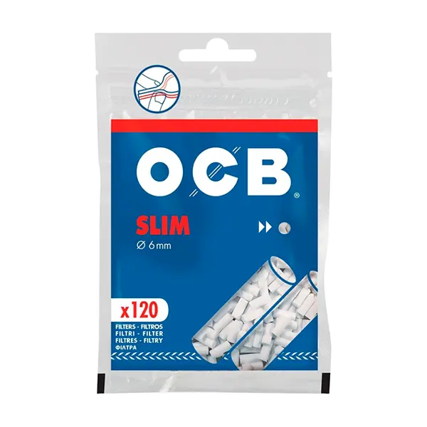 Ocb Filtro Slim  120 unidades