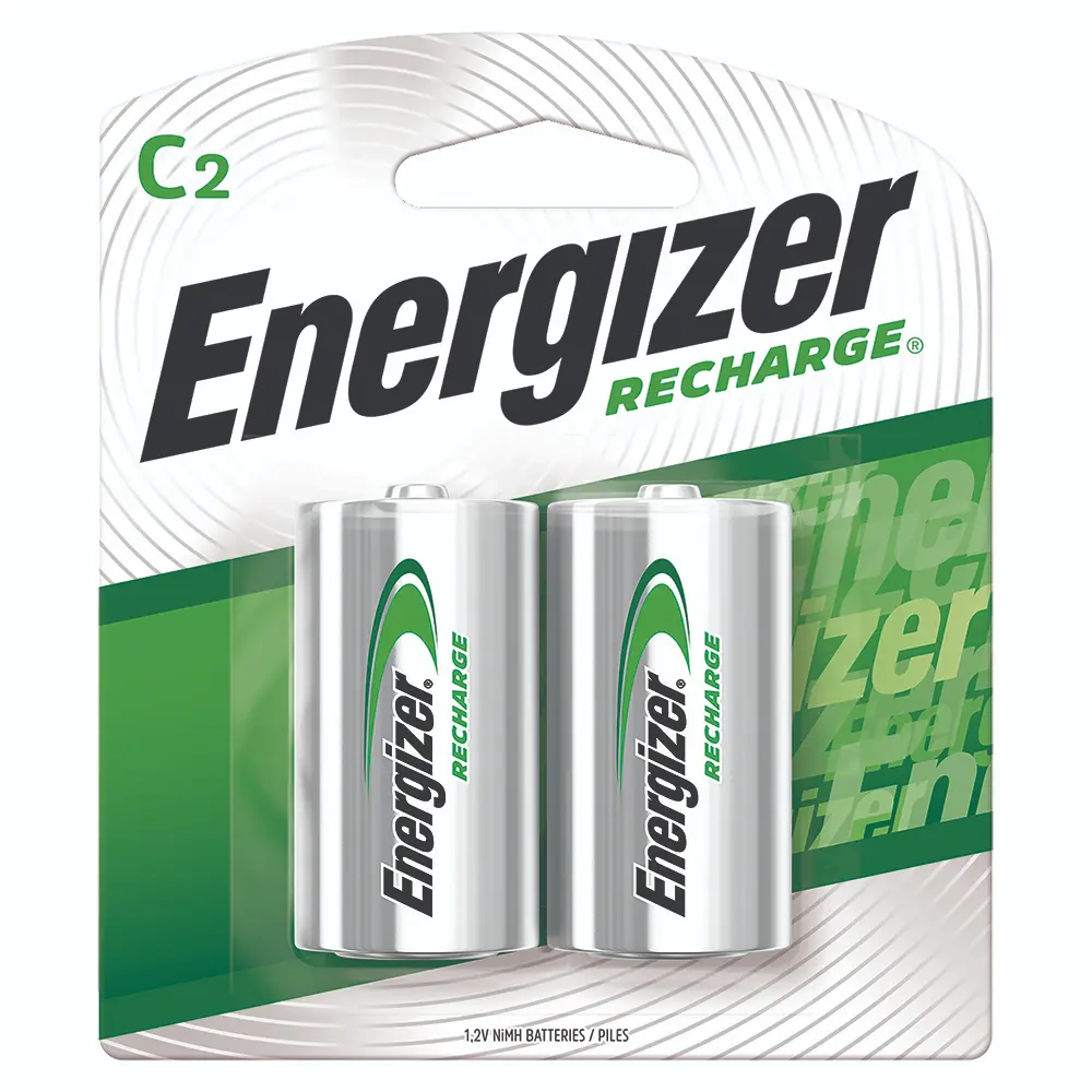 Energizer Pila Recargable C Display x2 unidades