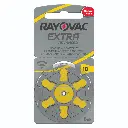 Rayovac Pila Auditiva N°10 Display x6 Unidades