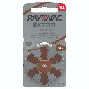 Rayovac Pila Auditiva N°312 Display x6 Unidades