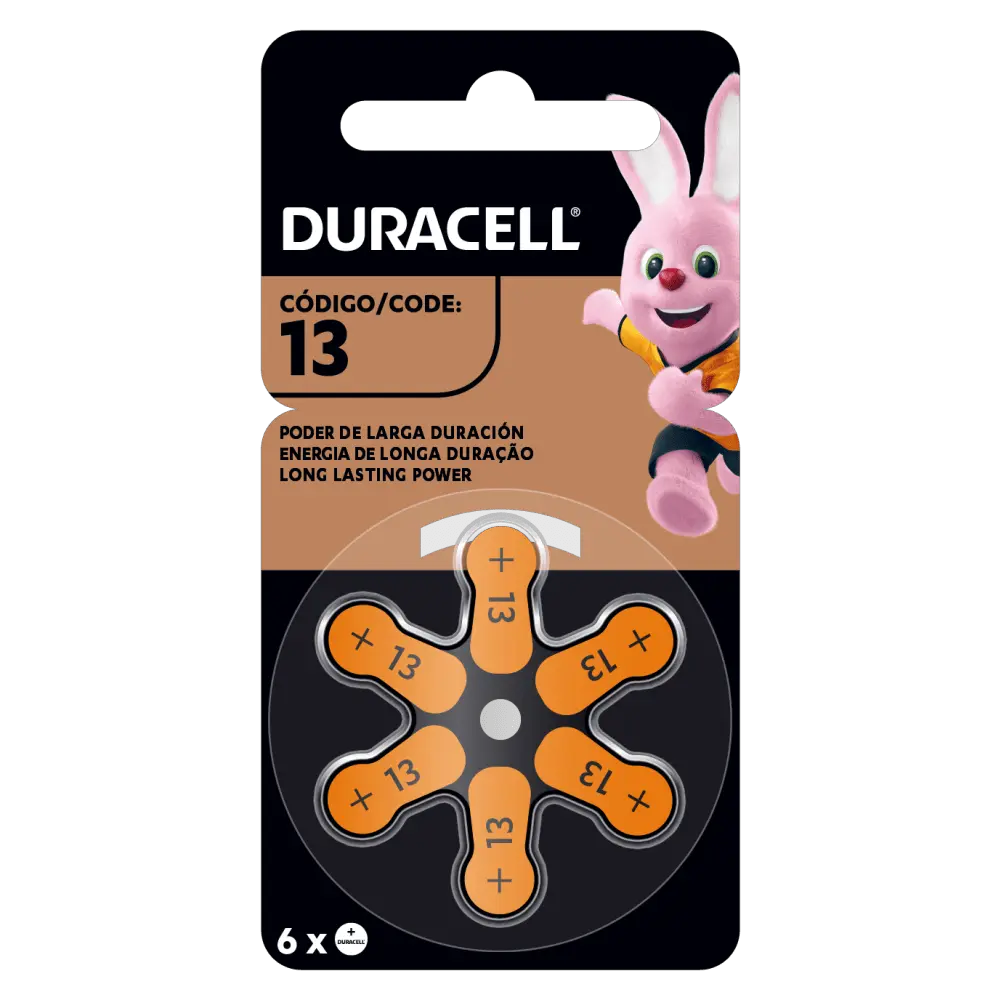 Duracell Pila Auditiva 13 X6UN