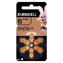 Duracell Pila Auditiva N°13 Display x6 Unidades