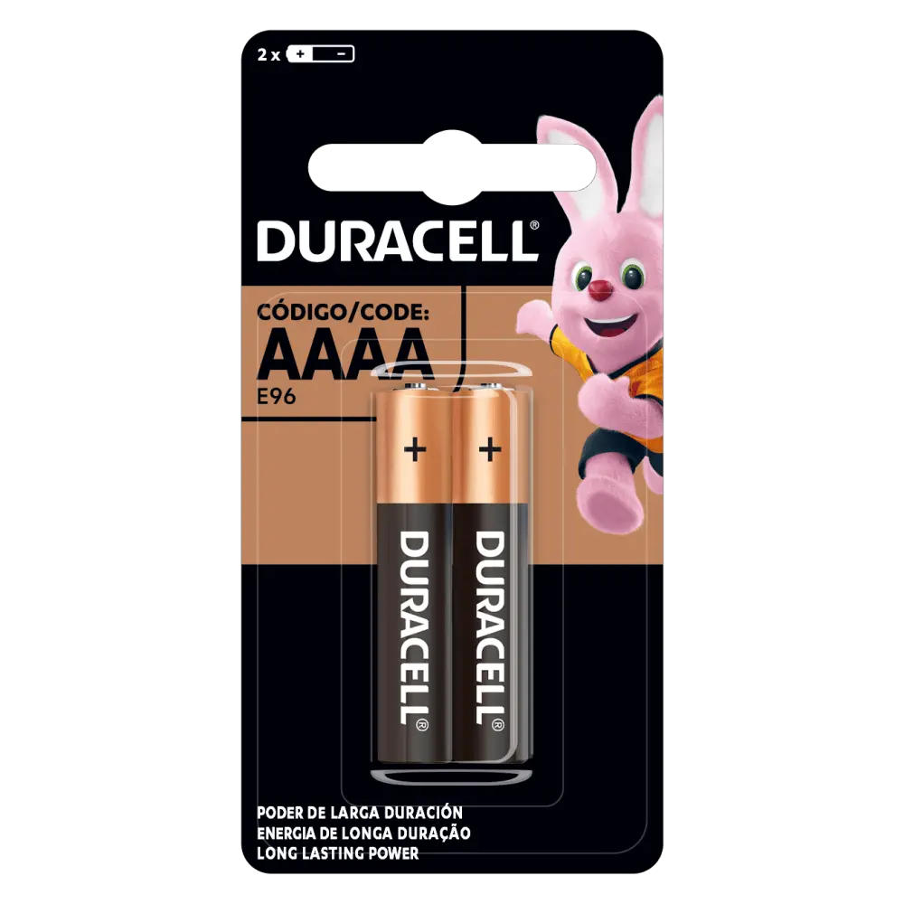 Duracell Pila Alcalina AAAA Display x2 Unidades