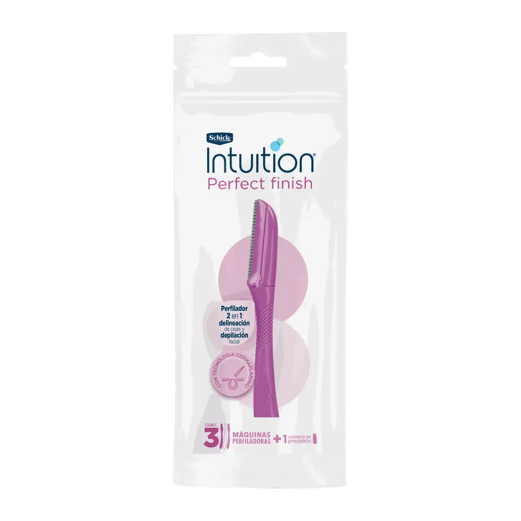 Schick Intuition Perfilador De Cejas Display x3 Unidades