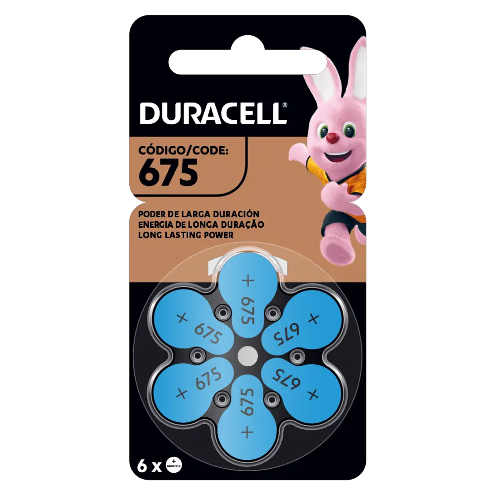 Duracell Pila 675 x6