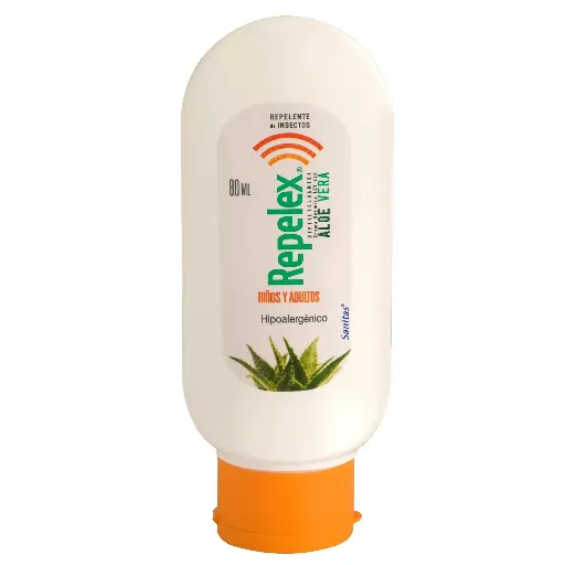 [CSC00563] Repelex Aloe Vera Crema Repelente De Insectos 10% DEET 80ML.