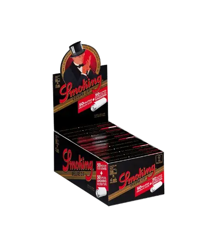 [CSC00811] Smoking Papelillo Deluxe +Tips 25 Unidades