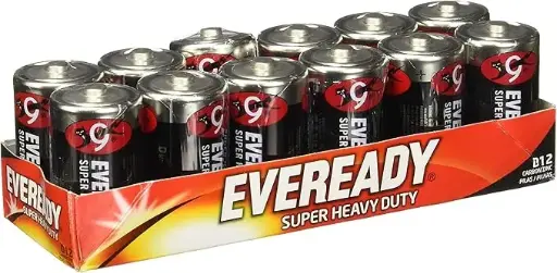 [CSC00173] Eveready Pila D Display 12 unidades