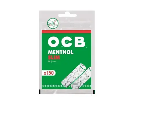 [CSC00207] Ocb Filtro Slim Mentolado x 150u