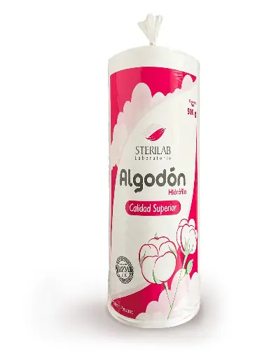 [CSC00235] Sterilab Algodón Prensado 500gr