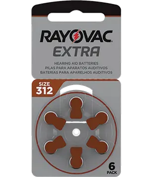 [CSC00252] Rayovac Pila Auditiva 312 X6UN