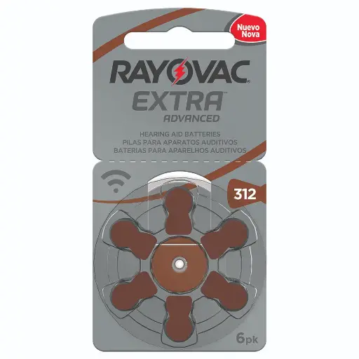 [CSC00252] Rayovc Pila Auditiva 312 x6u