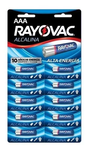 [CSC00270] Rayovac Alcalina Aaa x10 Unidades