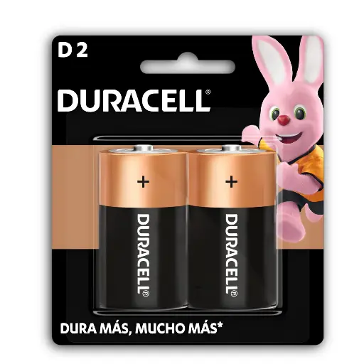 [CSC00275] Duracell Pila D Display x2 Unidades
